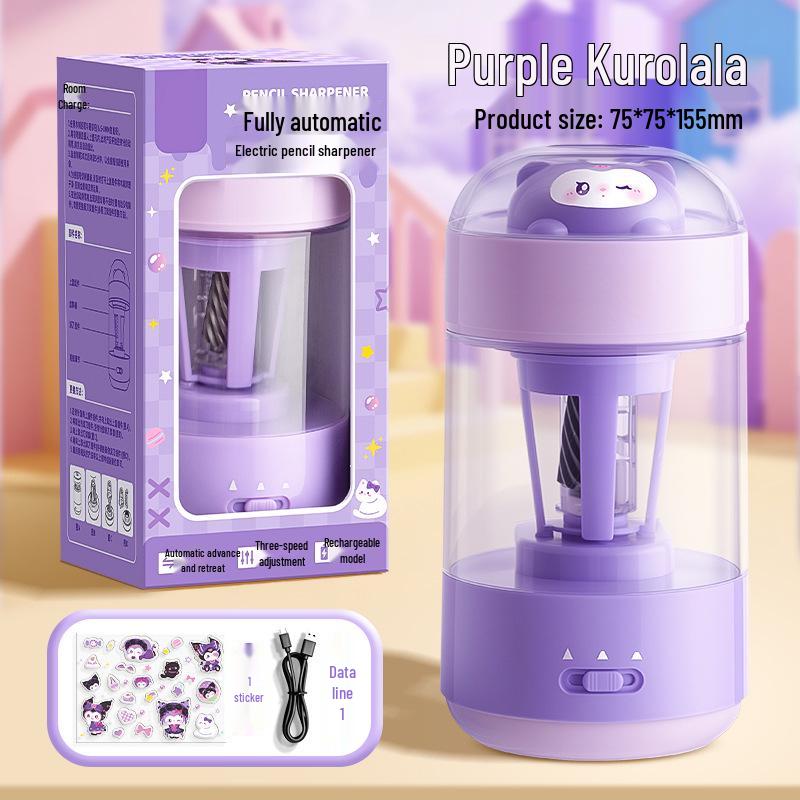 

Електрична точилка для олівців для учнів початкової школи та дитячого садка: Повністю автоматичний