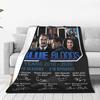 Blue Bloods Year 2010 – 10 Seasons Blanket Portable Flannel Sofa Throw Blanket for Home Bedroom Outdoor Throws Bedspread