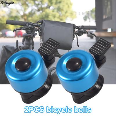 2Pcs Kinder Fahrrad Glocken Knackigen Sound Drehbare Basis Leichte Anti Korrosion Radfahren Alarm Horn Mini Fahrrad Glocken