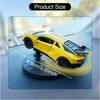 1/64 Dynamic Vehicle Car Model Center Decoration Turning And Tracking Universal Auto Accessories