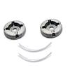 Universal Aluminum Alloy Lawn Mower Head and Replacement -Feed Nylon/String Compatibility for Tools Lawn Mowers Trimmer Head