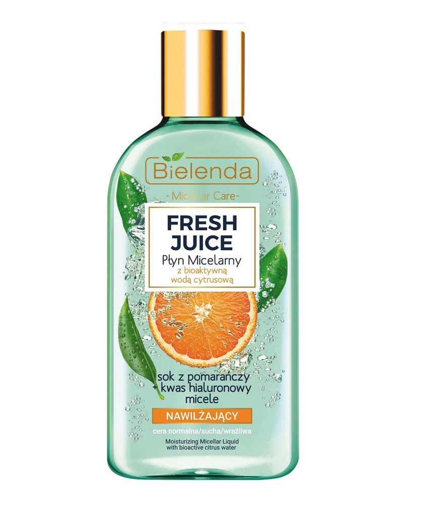 Bielenda Fresh Juice Nawilżający płyn micelarny, pomarańcza, 500 ml