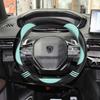 Per Peugeot 308 308 GT 2022 Coprivolante Auto Microfibra Pelle+ Fibra di Carbonio Accessori Auto Spedizione Veloce