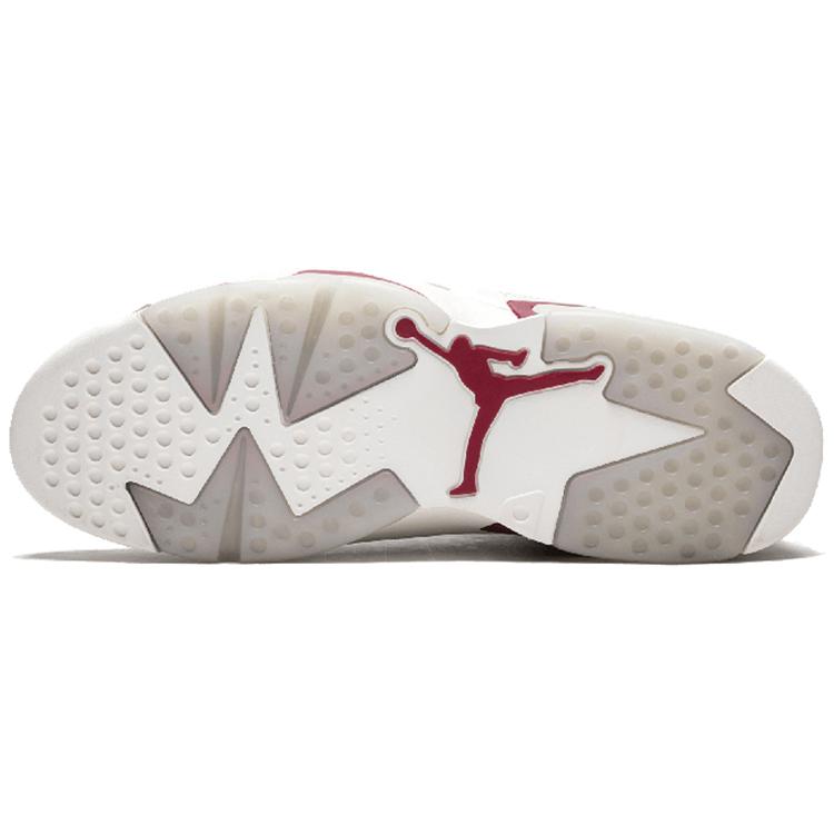 New JORDAN 6 Retro Maroon 2015 384664-116