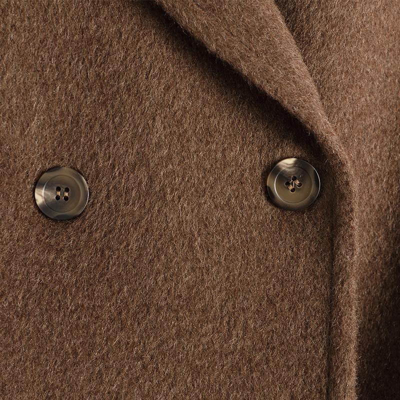 Double-sided cashmere coat autumn and winter new high-end fashion high-end woolen coat