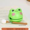 Cartoon Knock Knock Wooden Fish Ornament - Cute Granule Lucky Cat Decoration for Office