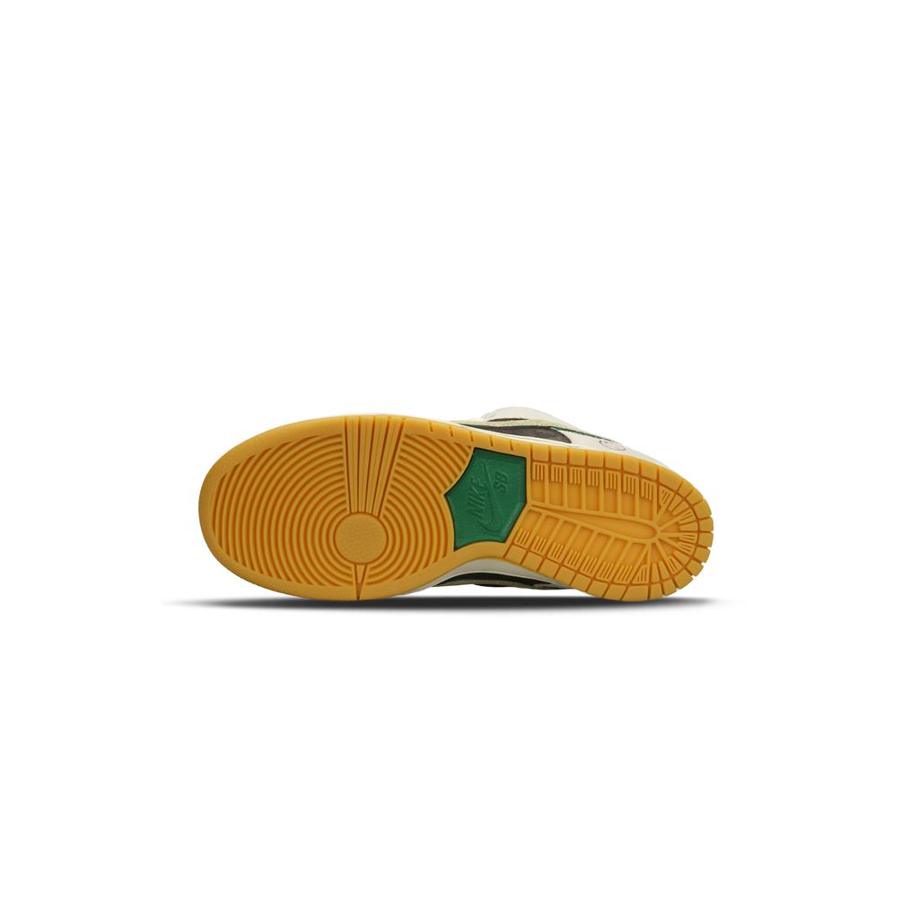 Nike Dunk SB Slip Resistant Cushioning Abrasion Resistant Low Top Skateboard Shoes Unisex Beige Brown HF3704-001(Team333-)