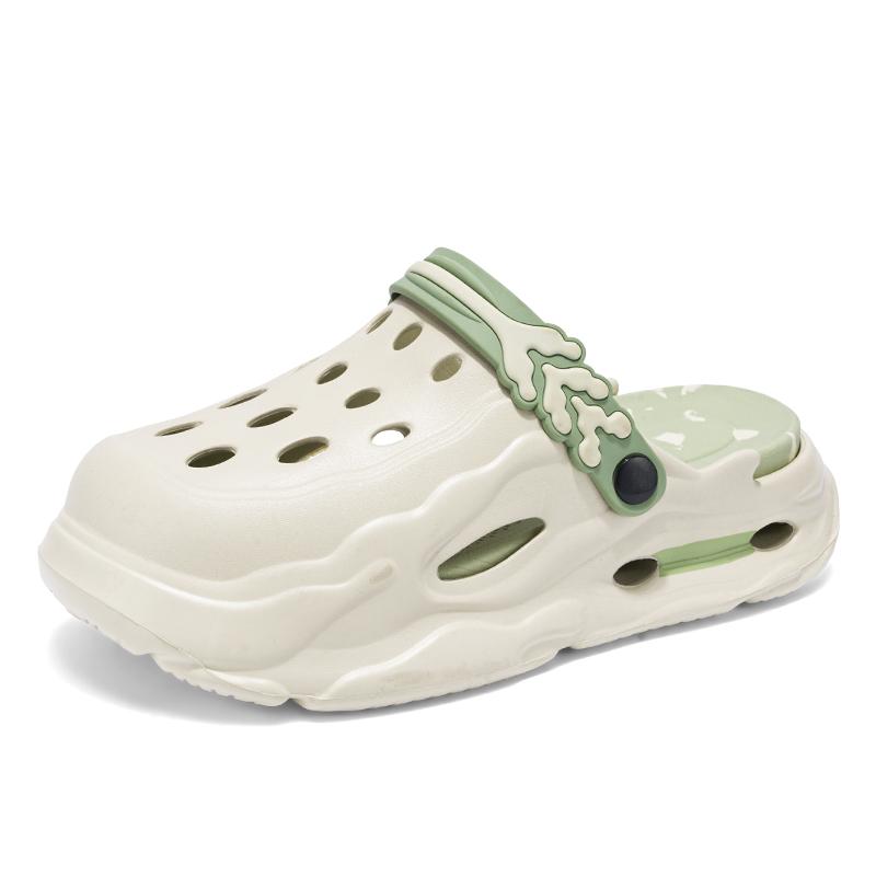 Fashion Fashion Men's Slide Slippers 5CM Platform EVA Beach Shoes Men Comfortable Outdoor Cloud Slippers For Men Summer Pantuflas Hombre