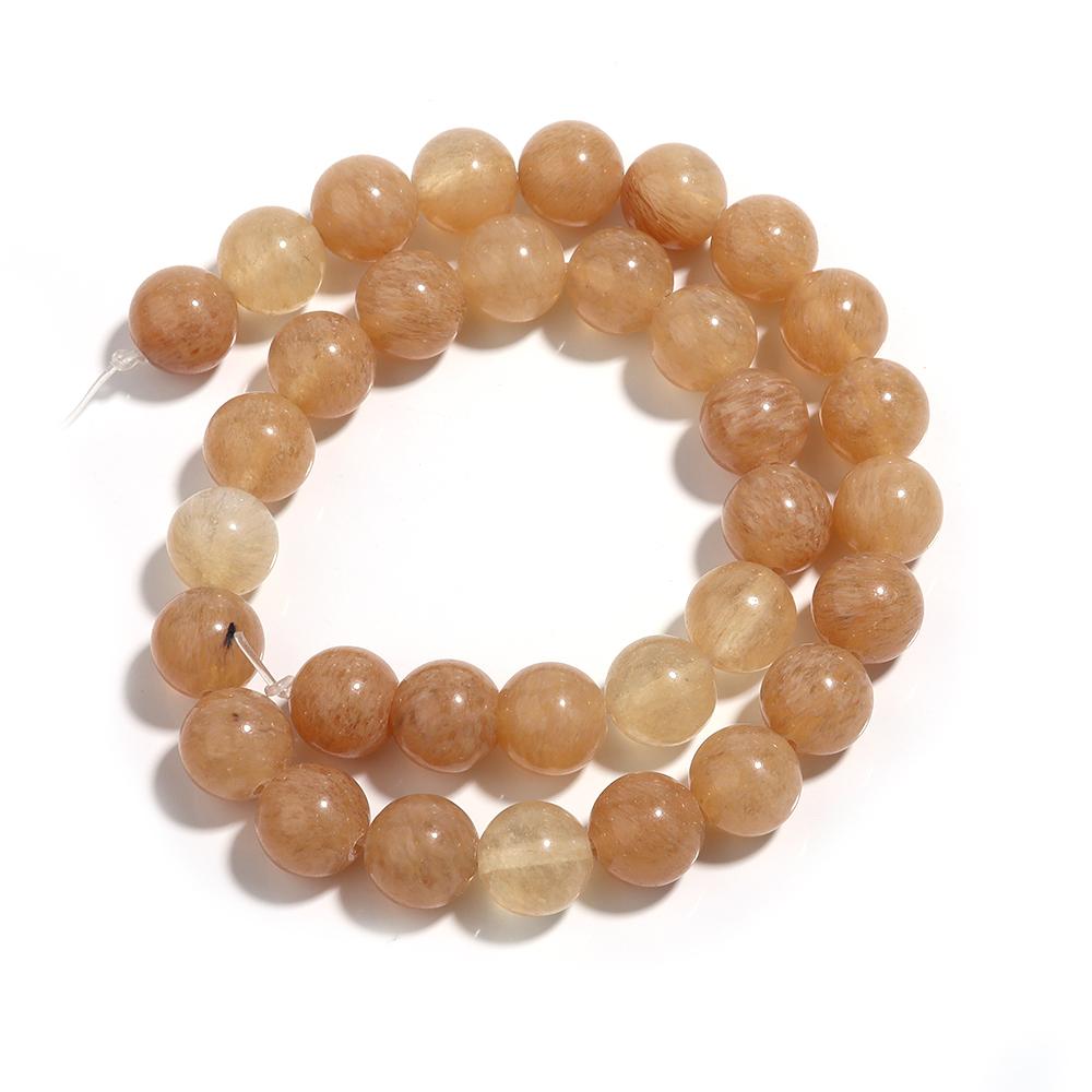 1 Strand 4/6/8/10/12mm Natural Smoky Quartz Stone Beads Brown Round Loose Spacer Beads For DIY Jewelry Making Bracelets Necklace