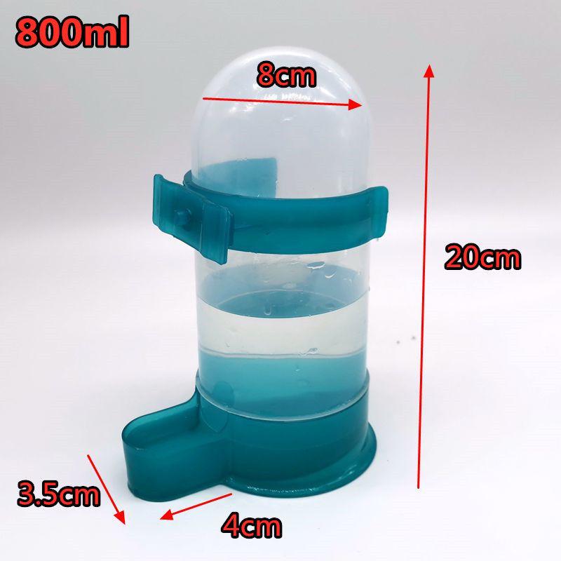 Pigeon Food and Water Dispenser with Lid - Anti-Spill Feeder Trough