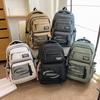 Schoolbag1011 New Japanese Tooling Style Schoolbag for Boys = High School Students, Large-capacity Spine Protection Backpack