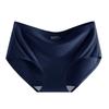 Women's Ice Silk Underwear Seamless Underwear One-piece Underwear Breathable Mid Waist Sexy Women's Underweartriangular Underwear Head