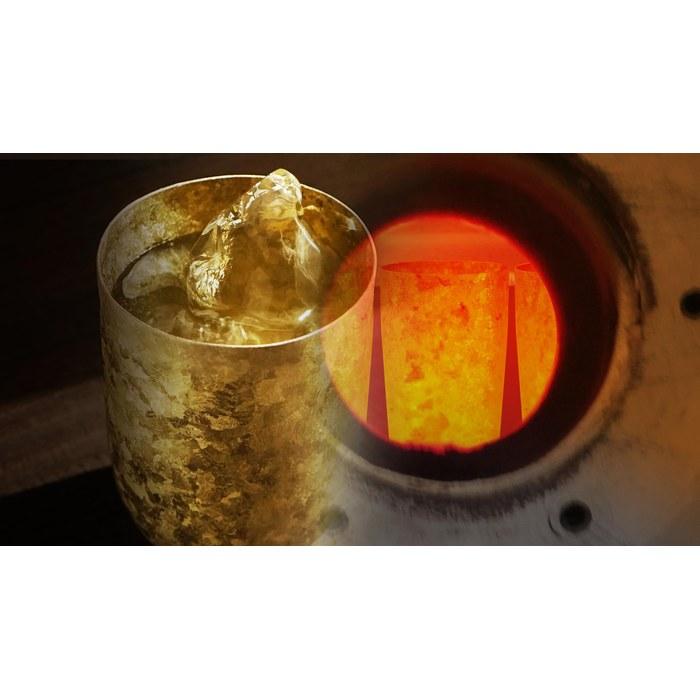 HORIE Titanium Double Wall Tumbler Kamoyaki Light 270ml, Gold