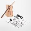 Unfinished Electric Guitar DIY Kit Mahogany Body Maple Wood Neck Rosewood Fingerboard