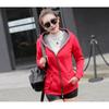 Women's Zip Up Hooded Fleece Lined Hoodie Jacket Loose Fit Thick Warm Plus Size Outerwear Coat