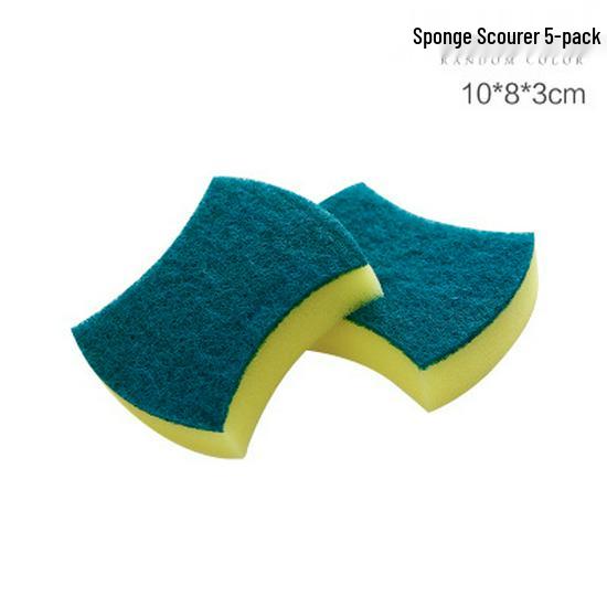 

Extra Thick Double-Sided Scouring Pad: Large Sponge for Washing Pots and Dishes, Kitchen Magic Eraser