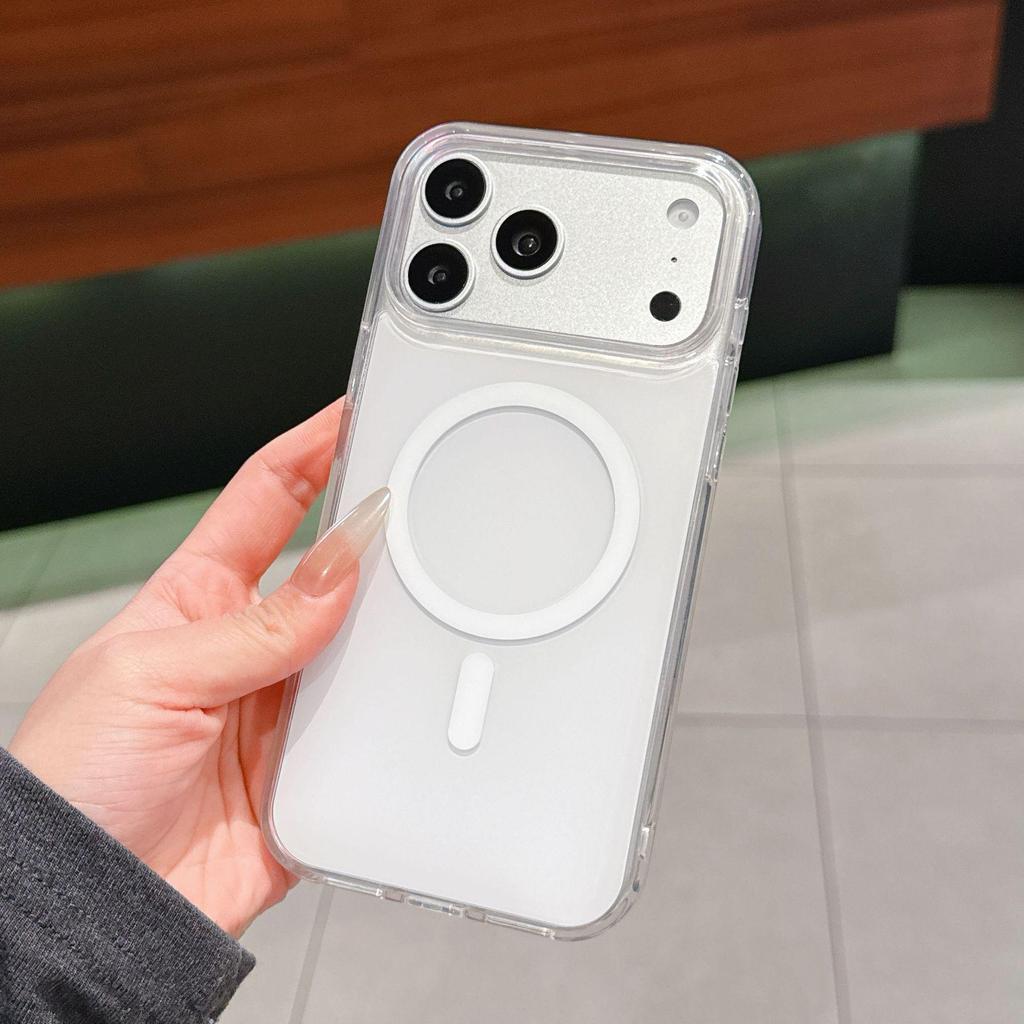 High-Transparency Magnetic Case for iPhone 17 Pro Max - Air Drop-proof Protective Cover