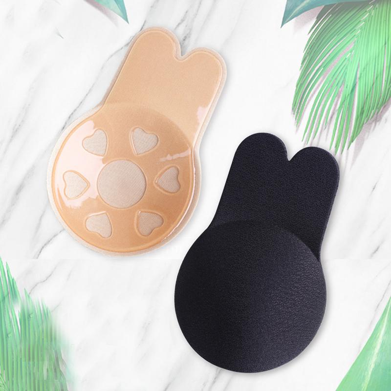 Reusable Silicone Women Breast Petals Lift Nipple Cover Invisible Petal Adhesive Strapless Backless Stick on Bra Breast Stickers