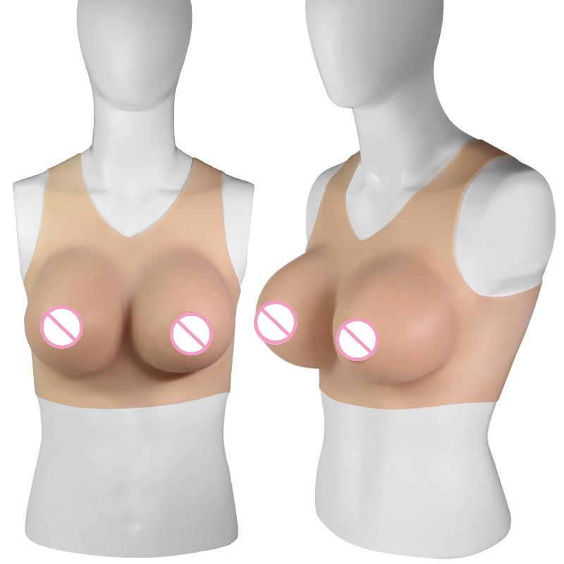 Wearable Artificial Chest Antistress Sex Toys For Adult Man Sissy Transgender Shemale Breast Crossdresser False Boobs Fake Tits