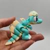 3D Printed Cute Dinosaur Baby Eggshell Figure Toys Home Decoration Joints Movable Realistic Eyes  Animal Desktop Decor Kids Gift