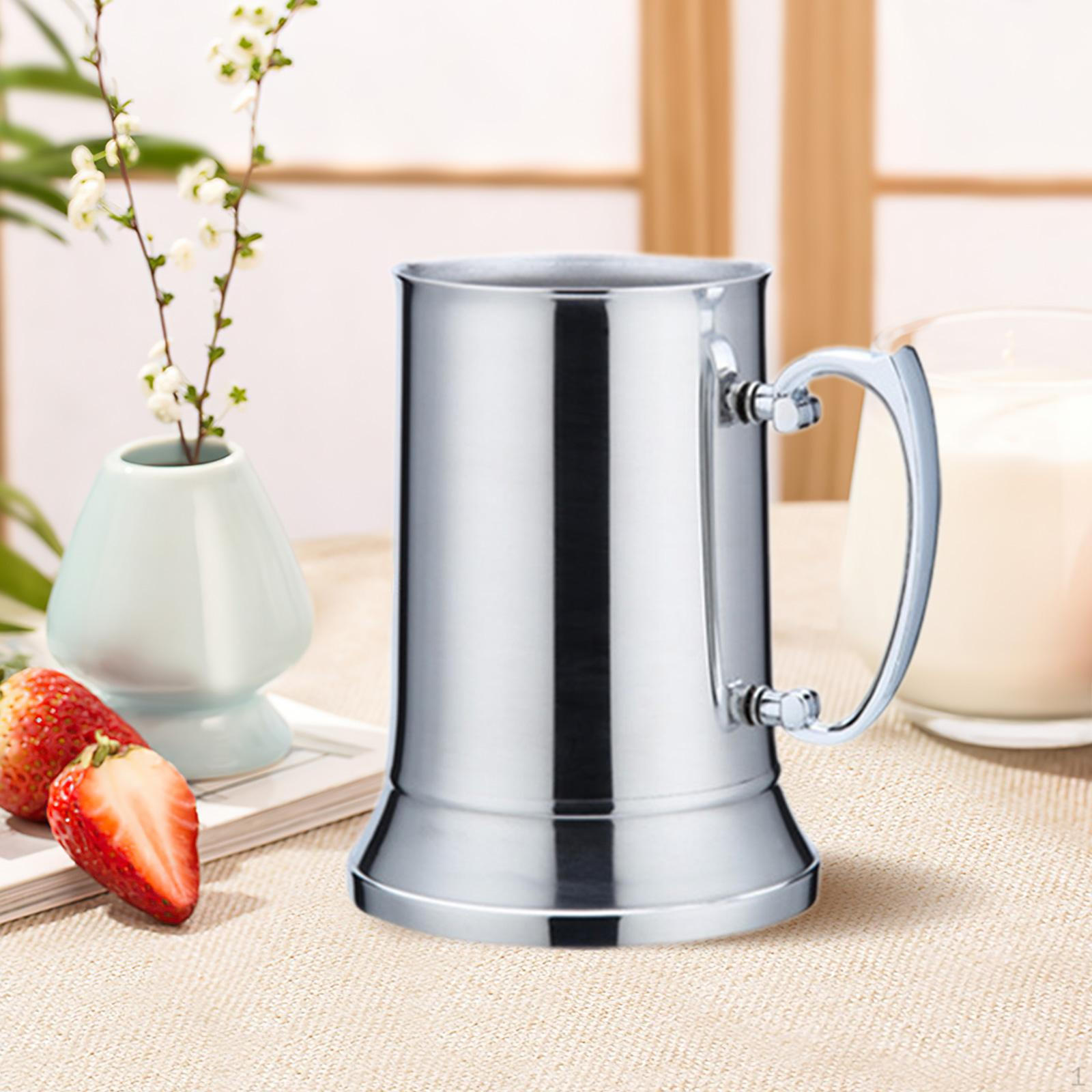 

Пивная кружка с двойными стенками S с ручкой, аксессуары для бара, кружка, посуда для напитков, чайные чашки для напитков 560ml