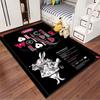 Alice in Wonderland Design Carpet suitable as a non-slip mat for the living room or bedroom sofa