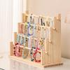 1pc multi-functional wooden bracelet tiered display stand headband hairbandjewelry hanging rack bracelet displayprop festivegift