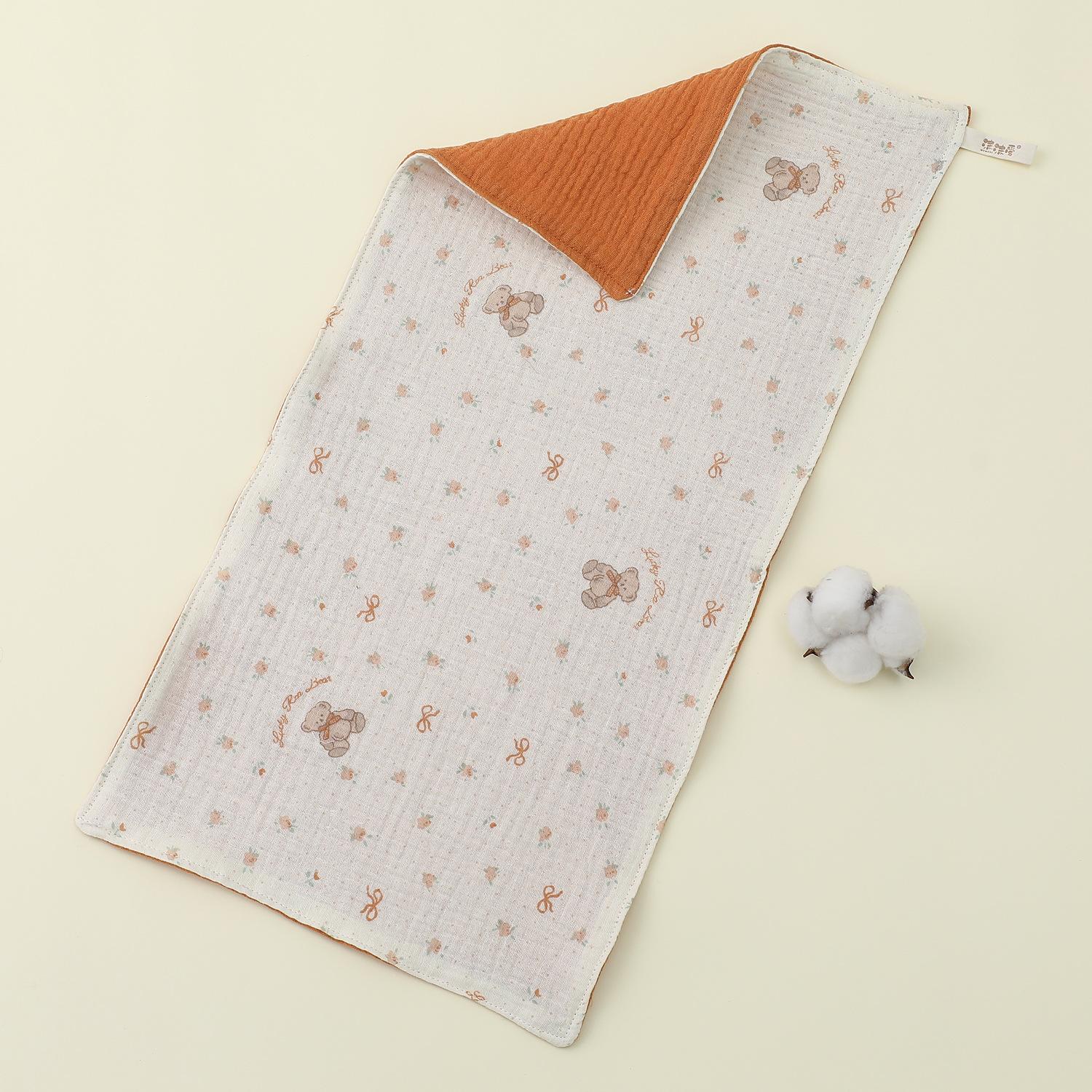 Милые Детские Полотенца 2026 Новый Мультяшный Принт Мягкое Четырехслойное Хлопковое Марлевое Полотенце Впитывающее Воду Детское Домашнее Полотенце Для Лица 25x50cm