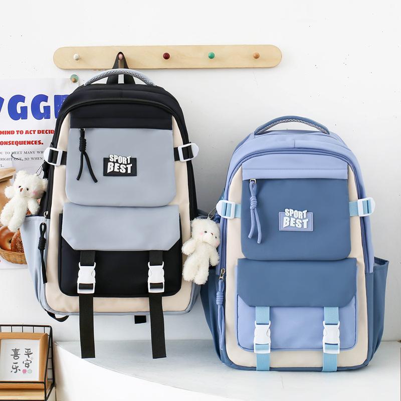 Schoolbag Female Campus Style Japanese Girls Junior High School High School Students Large Capacity Backpack Korean Version College Student