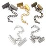 10pcs/lot Leather Cord End Fastener Lobster Clasps Extender Chain Connector Clip Buckle for DIY Bracelet Handmade Accessories