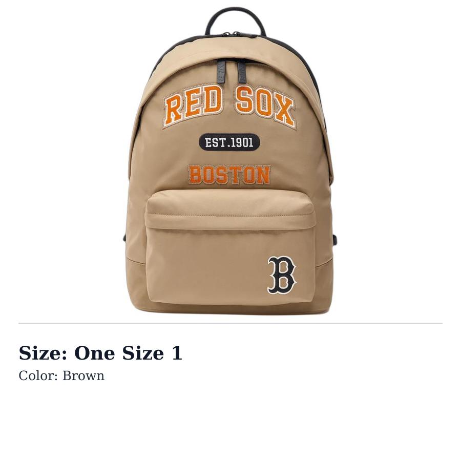 MLB Nylon Backpack Regular Unisex Brown 3ABKM024N-43BGD One Size 1 коричневый