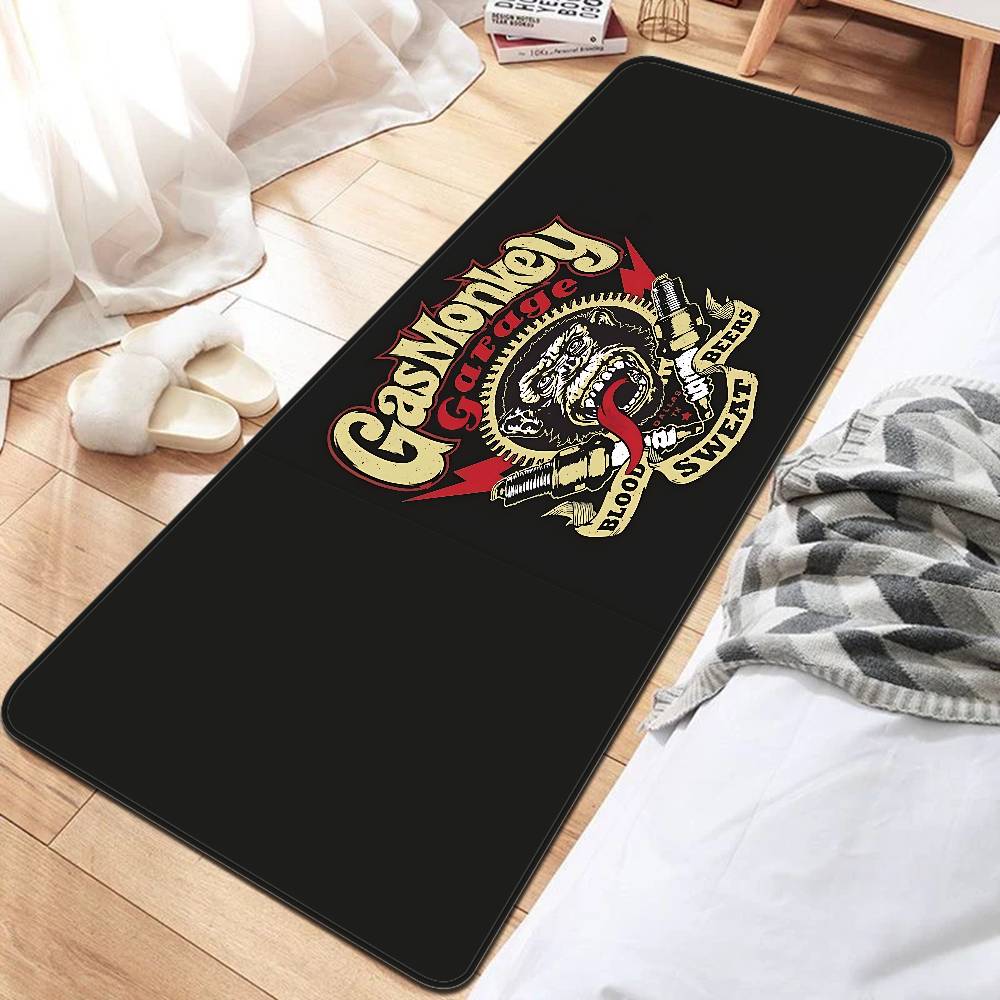 Gas Monkey Garage Logo Room Mats Nordic Style Home Doormat Bathroom-Toilet Mats Bedroom Hotel Decor Mat