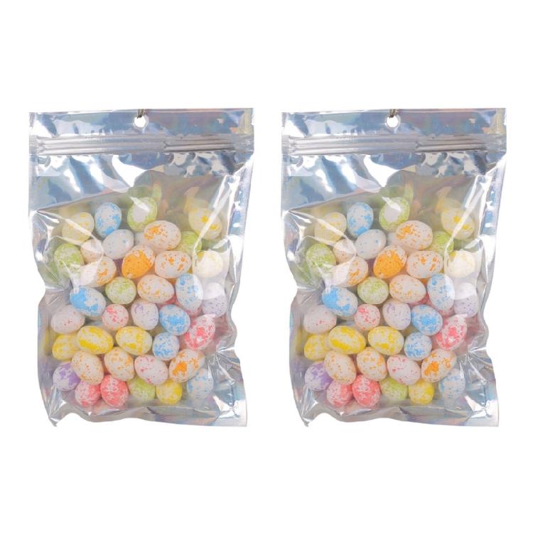2x2.5cm Happy Easter Mini Eggs Decorations Colorful Easter Eggs 100/500PCS