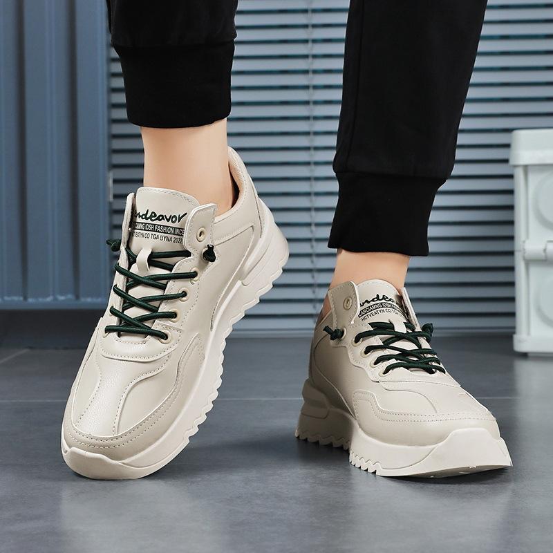 

Board shoes men s 2025 spring new Internet celebrity casual board shoes men s students Air Force One Korean version of all-match tide shoes 39