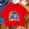 Fashion Children T Shirt Trolls Cute Kawaii Design Boys Girls Summer Street Style Crew Neck