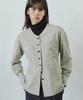 Ihr Cutting Line V-Neck Shirt / Light Khaki