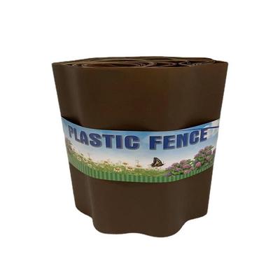 Hortikültür ve Çim Alanı İzolasyonu için Plastik Bahçe Çit Eklentisi.