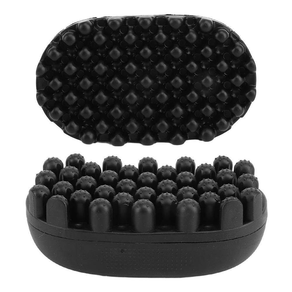 Large Dense Teeth Twist Styler Brush Professional Rubber Curling Hair Brush For Black Men