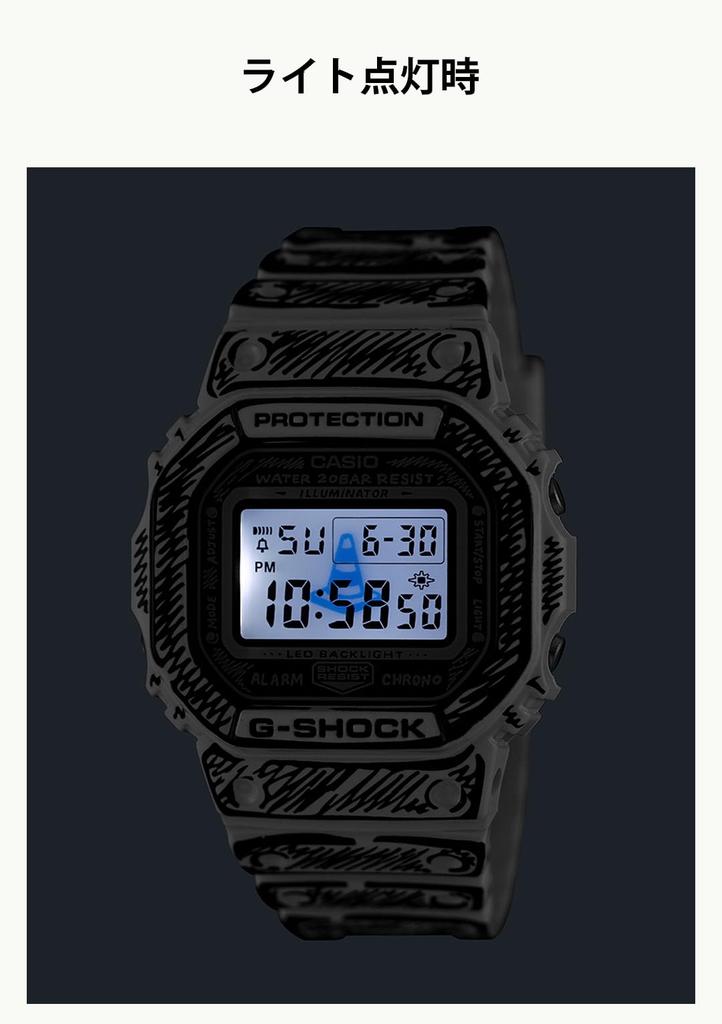 Orologio Casio G-SHOCK Joshua Vides Collaborazione DW-5600JV-7JR Uomo Bianco