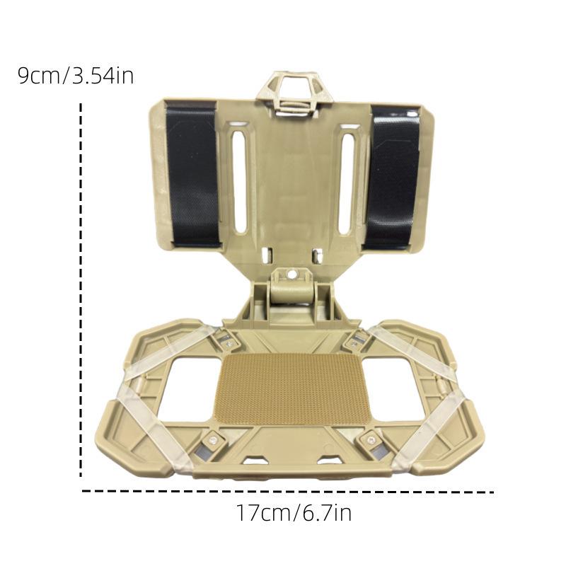 Tactical Vest Mobile Phone Stand Military Fan Chest Molle Mounted Outdoor Field Hanging Front Board Folding Navigation