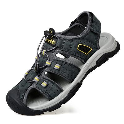 Hot Sale Summer Men's Sandals Outdoor Non-slip Men's Beach Sandals Handmade Genuine Leather Men's Shoes Fashion Men Sneakers