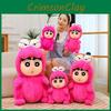 Cute Crayon Shinchan Animal Plush Backpack With Transforming Crocodile Design