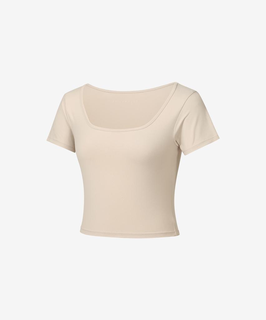 GRANDE LINE Elsoft Square Neck Crop Top_10 Colors