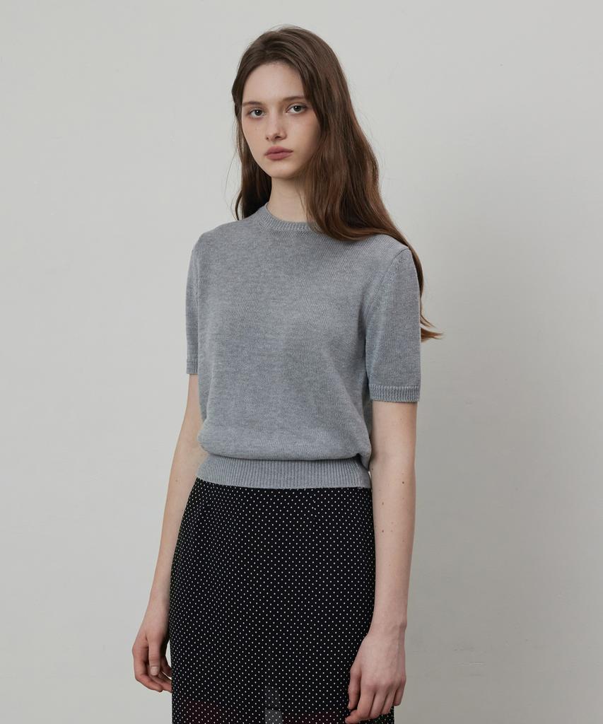 Kwinseulaebis Neroli Cotton Short Knit Top