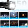 72000 Lumens LED Flashlight XHP50 USB Rechargeable Powerful Portabl Lamp Searchlight Flash Light By
