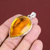 Faceted Citrine Pendant 925 Sterling Silver Pendant Real Gemstone Jewelry Handmade Pendant Citrine Jewelry Gifts For Wife Brand New Pendants