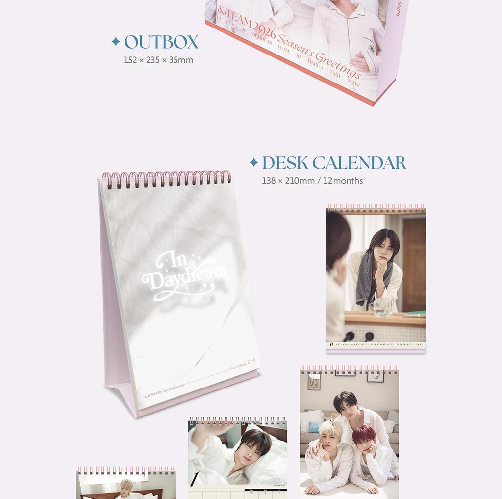 [POB] &TEAM [In a DayDream] 2026 SEASON'S GREETINGS