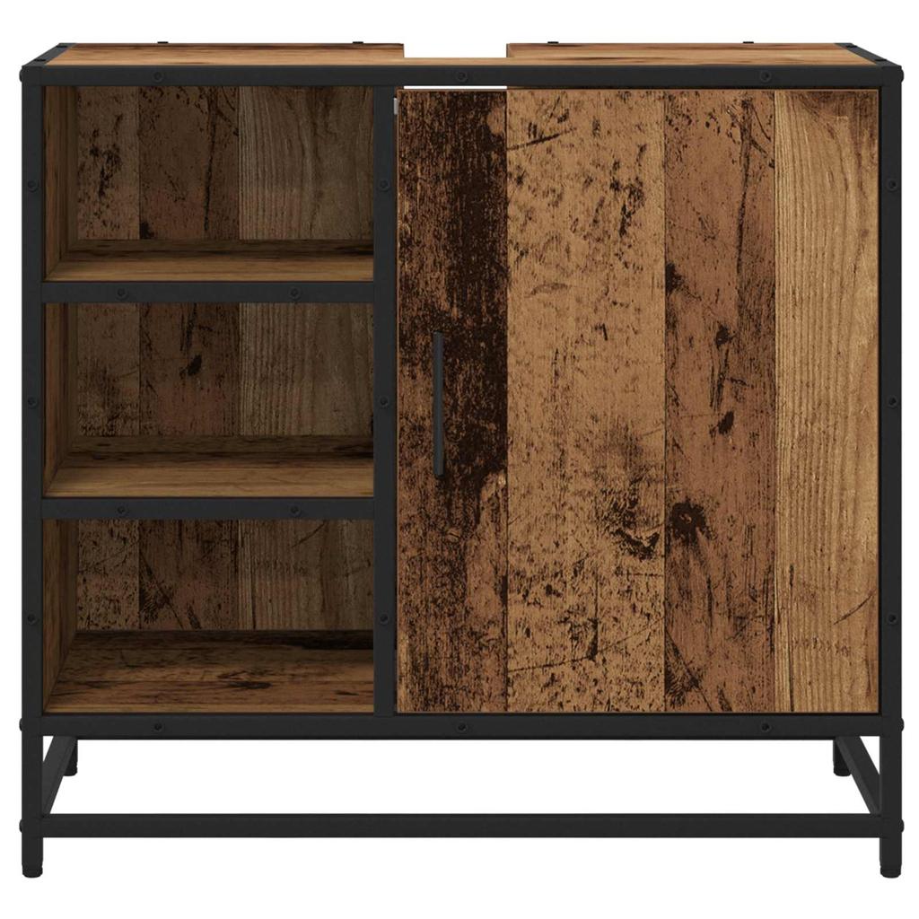 Bathroom Cabinet Reclaimed Wood 65 x 33 x 60 cm Engineered Wood