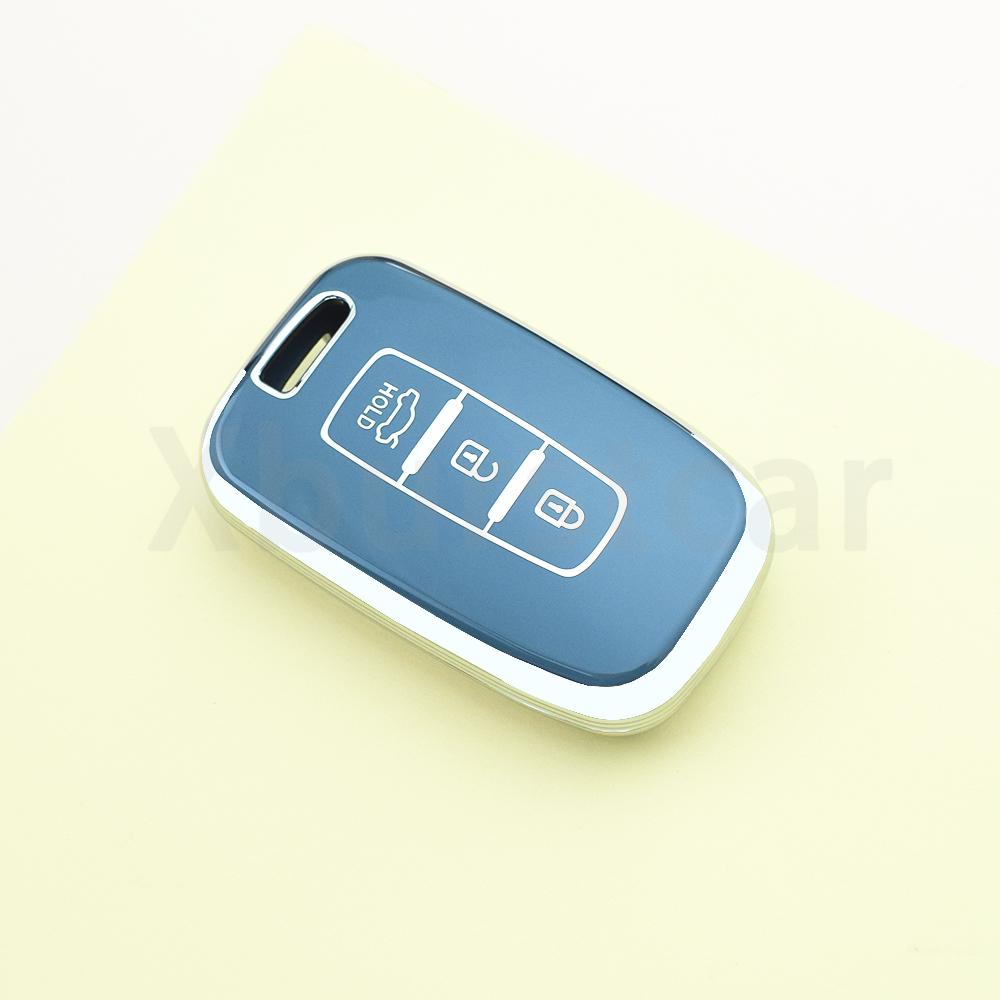 3/4Button Tpu Keyless Car Smart Key Case Auto Shell Fob Cover For Kia K2 K5 Forte Sportage For Hyundai Genesis Coupe Sonata Ix35