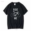 Ride Me Mens Funny T Shirt Long or Short Sleeves Vintage Washed Unisex Breathable Homme Graphic Comfortable Stretched Stylish